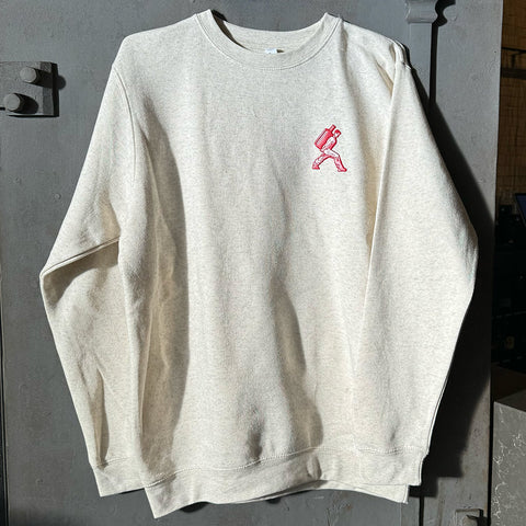 Cream Crew Neck - Mens