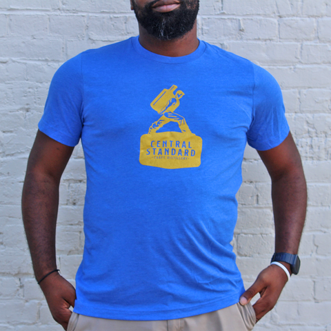 Central Standard Walker T-Shirt (Blue & Yellow)